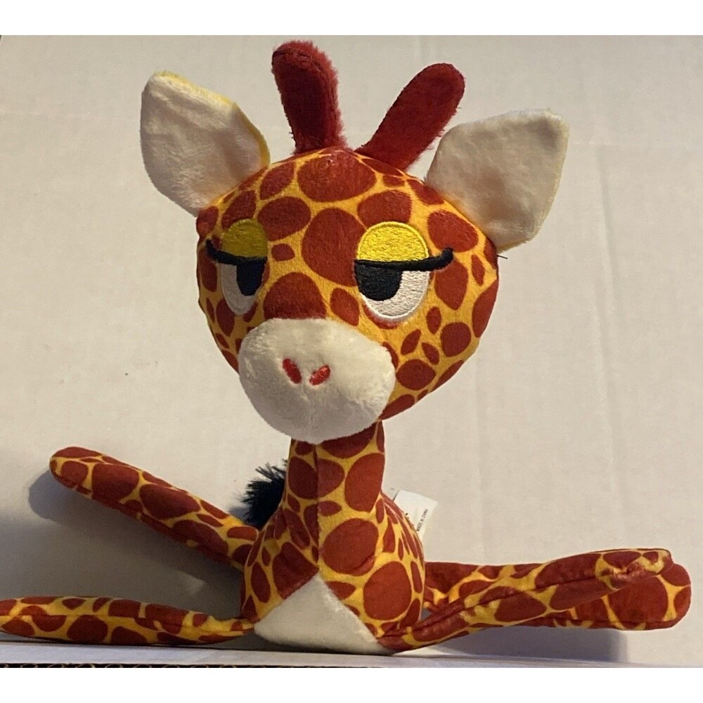 BARK Bark Box Dog Toy Giraffe Zoo Squeak Crinkle Medium/Large 8”